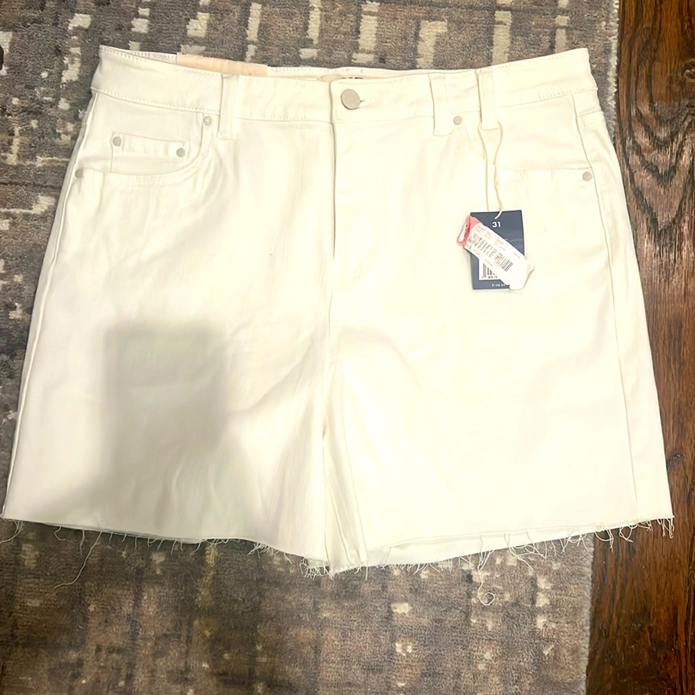 NIC+ZOE White Denim Jean Shorts